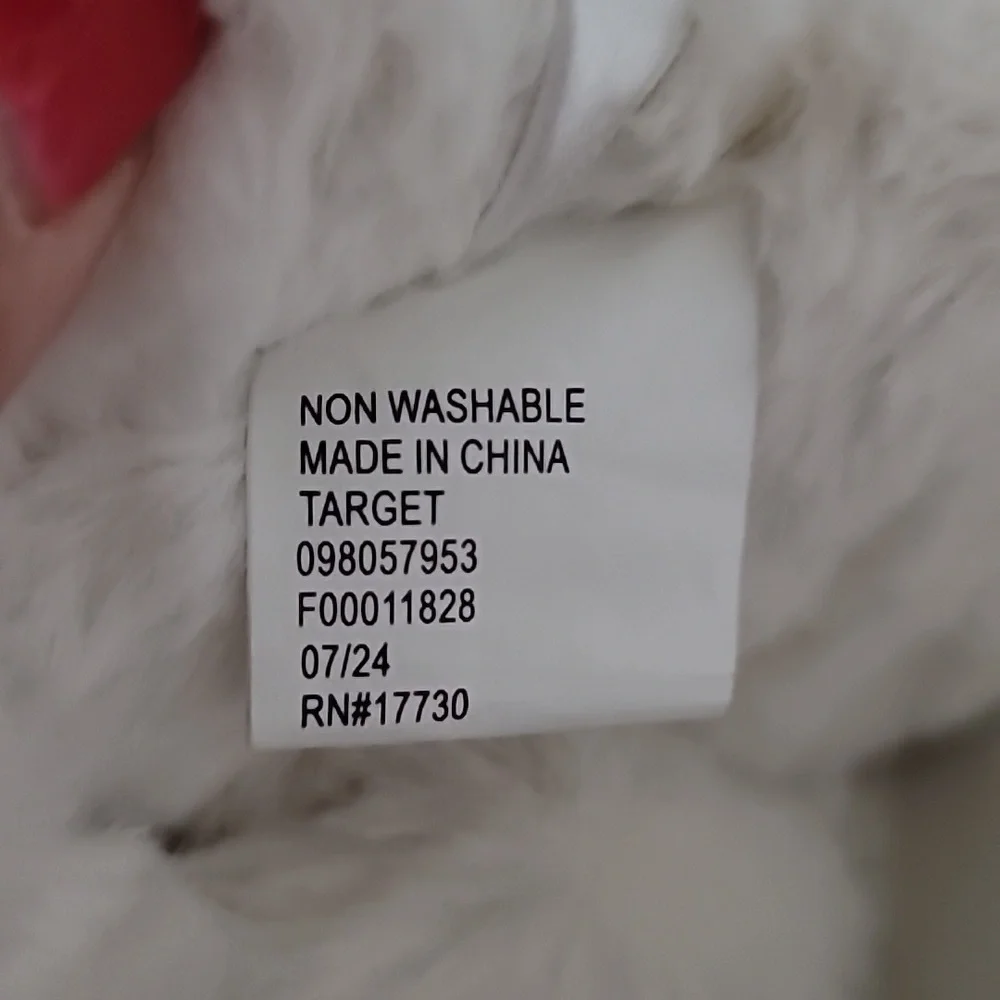 Target Cream Fluffy Slippers - Picture 3 of 5